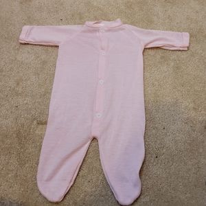 Pink baby onsie